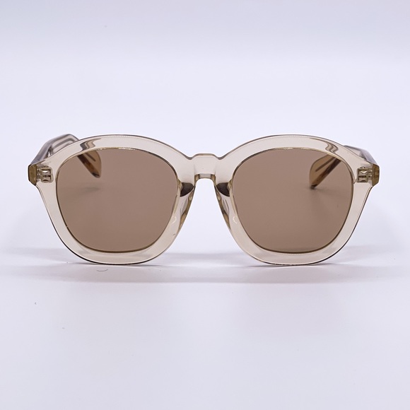 NEW CELINE SUNGLASSES CL40017F 57E BROWN CLEAR EYEWEAR CELINE - Picture 7 of 11